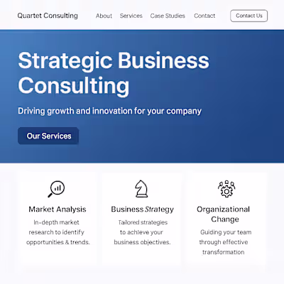 Website Landing Page 