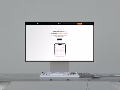 Morpho - Mobile App Landing Page