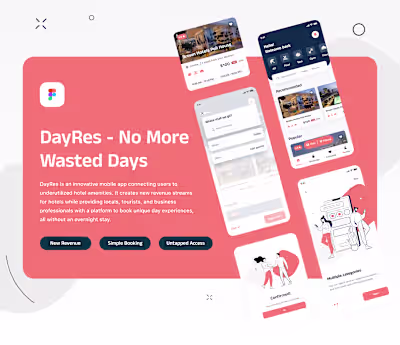 Innovative hotel amenities app design