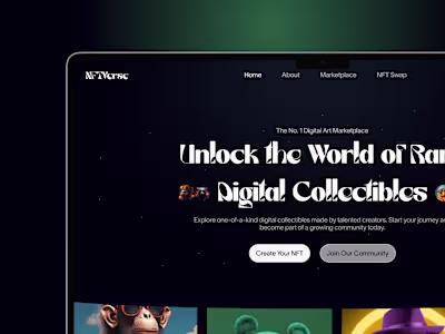 NFTVerse:A Web3 Landing Page