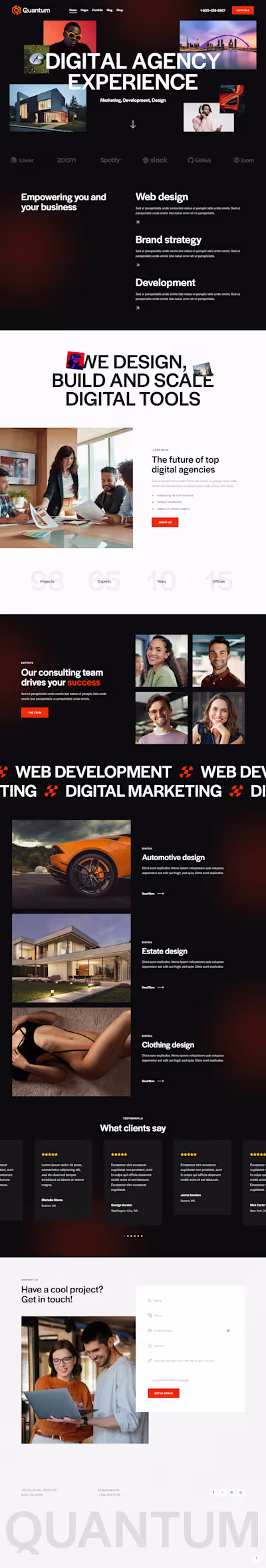 Wordpress Digital Agency Website