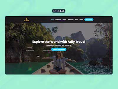Adly Travels Website Redesign & Secure Payment System