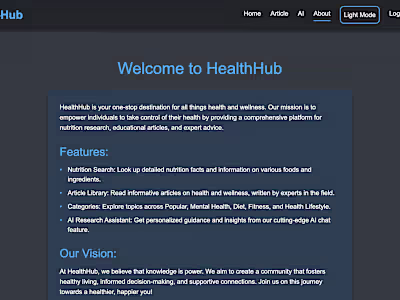 Health Article Hub