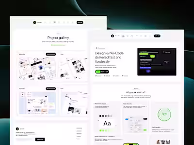SixFold pro - Digital agency & services website.
