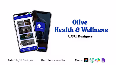UX/UI Design Portfolio|Project|Health and Wellness App