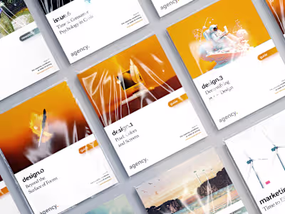 Brand Identity Development for Agency Newsletter