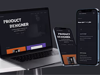 Portfolio Website ✦  Framer