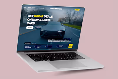 Mayfair Motors- Ecommerce Website