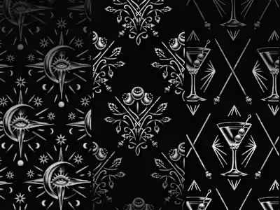 Brockmans Gin - Victorian Illustrations