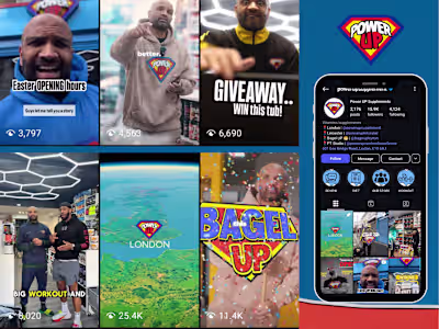 Power Up Supplements | Social Media Growth Strategy