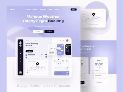 MCD - SaaS landing page, Product page UI/UX, Website