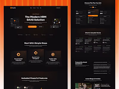 Modern HRM SaaS Platform