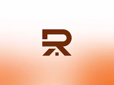 Logo design for real estate brand Initial letter R + House c...