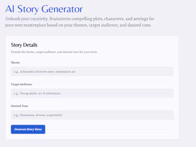 Creative Story Development