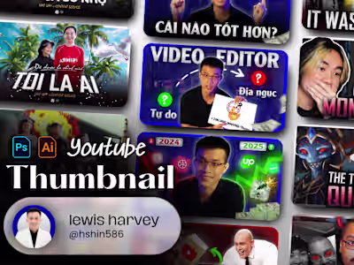 Amazing youtube Thumbnail Design in 24 hour