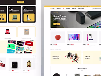  E-Commerce One Page Web Application