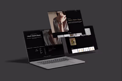 Jewellery website for MyLuxVault