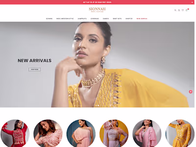 E-commerce Website Redesign