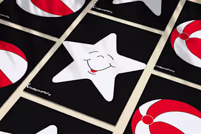 Illustration and Design: Flashcards Alto contraste