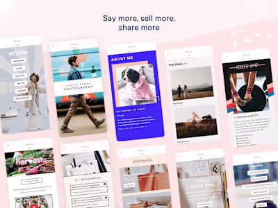 Milkshake Mobile Website Builder