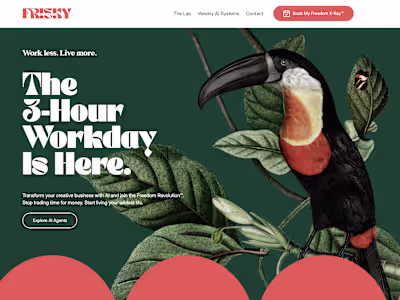 The website that never went live. I handed over the site, go...