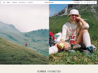 Amundsen - WooCommerce Website Design