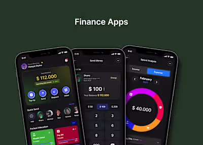 UI/UX Design Mobile (Finance App)