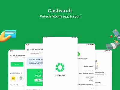 Cashvault – UX/UI for Smarter Money Management