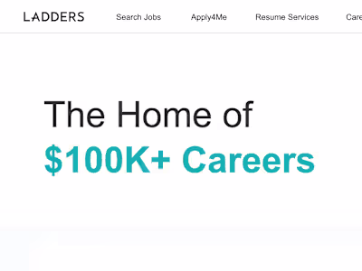 Real-time jobs web scraper for TheLadders.com