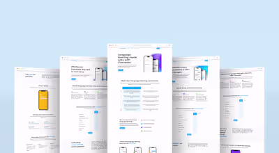 iTranslate Feature Landing Pages & Language Learning Hub