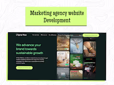 Digital Rise - Marketing agency website Development