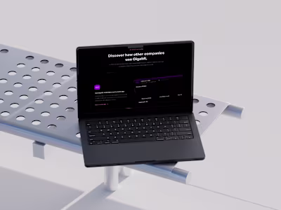 Gigaml Website Development with Framer