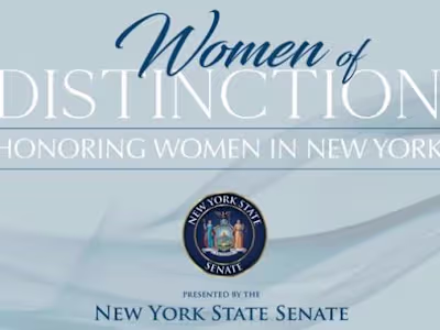 New York State Senate Women of Distinction Book