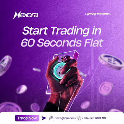 Nexora Crypto Exchange - Social Media Designs