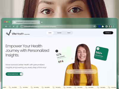 Landing Page Design for Vita Health