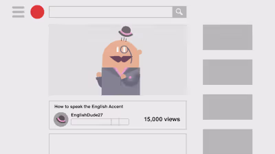 A motion graphic design project