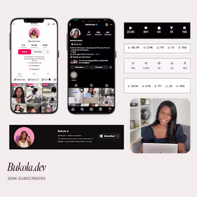 UGC Content, Social Media Management & Creator Branding 