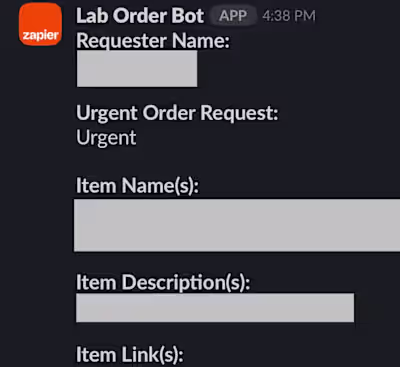 Lab Ordering Automation and SOP Creation