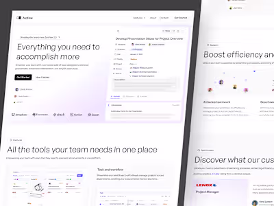 Zenflow - Task Management ⏐ Landing Page