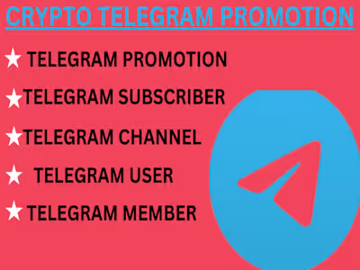 organic 50m investor growth crypto telegram promotion, solana