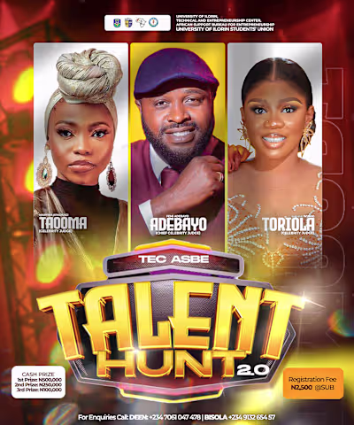 TEC ASBE Unilorin Talent Hunt 2025