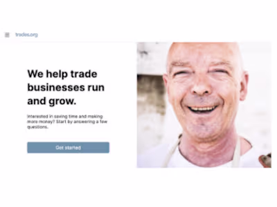 Trades.org Product Consultant - Customer Discovery, Figma 