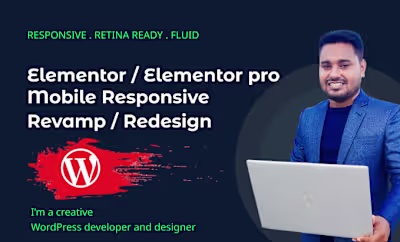 I will customize mobile responsive wordpress website