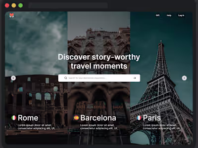 TUI Landing Page Redesign