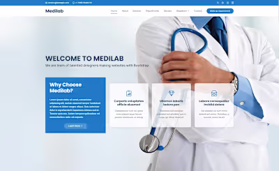 Responsive all device website(Hospital management sytem)