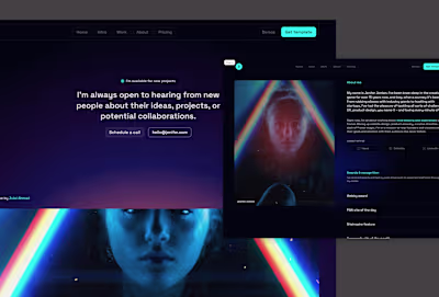Rumble - Framer Portfolio Template
