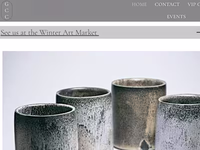 Ceramics Portfolio Site