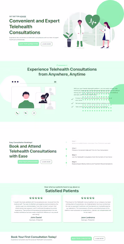 Teleconsult Website Design and Development