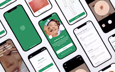 Skin health management mobile app & Website development