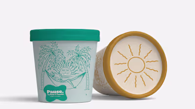 Pause Ice Cream - Packaging and Brand Identity 